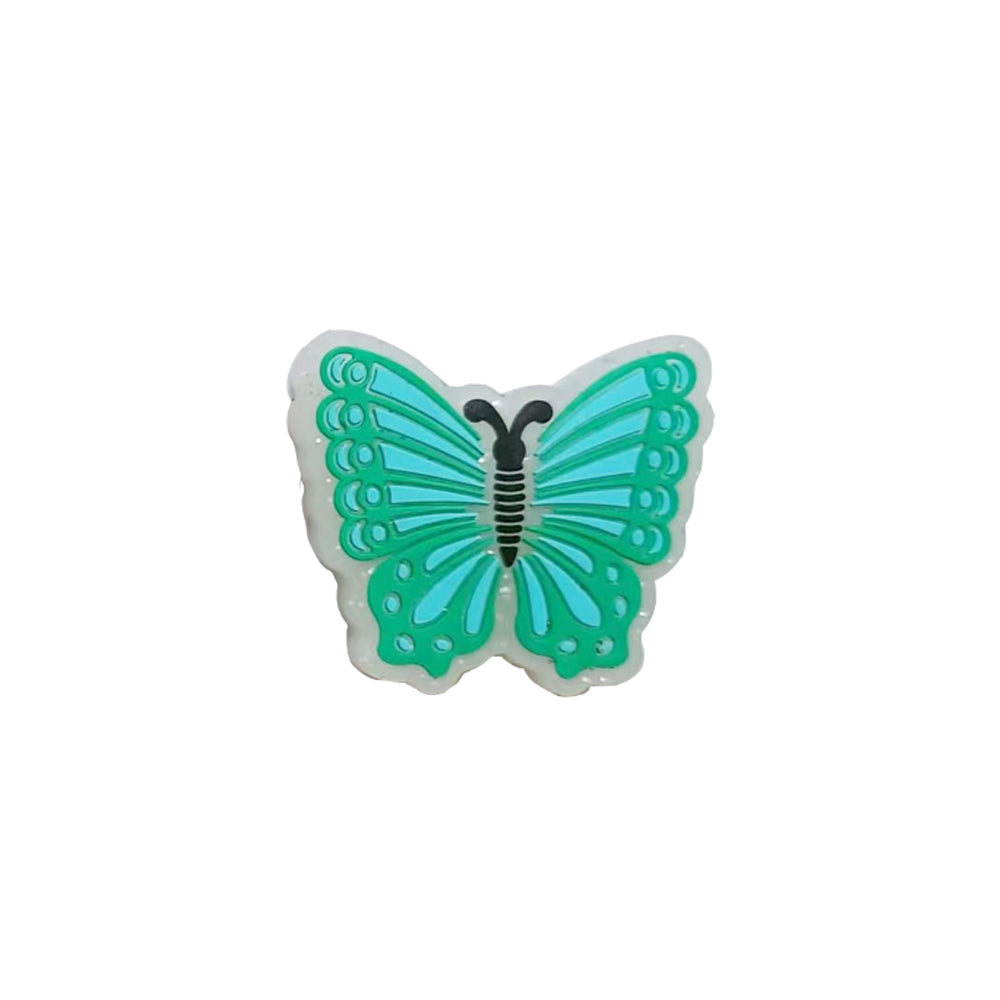 Wholesale 10pcs Colorful Butterfly Silicone Beads